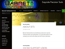 Tablet Screenshot of barnett-technical.com